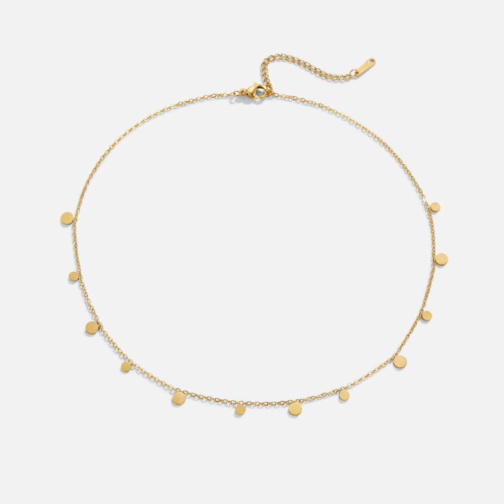 Collar de gotas de Agatha Gold