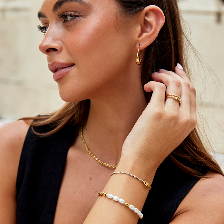 Pulsera de Oro Niyah Kristall