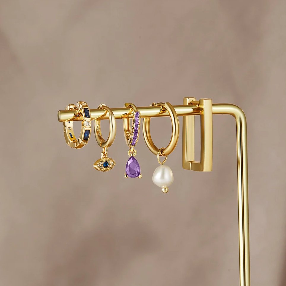 Pendientes de gotas de ojos