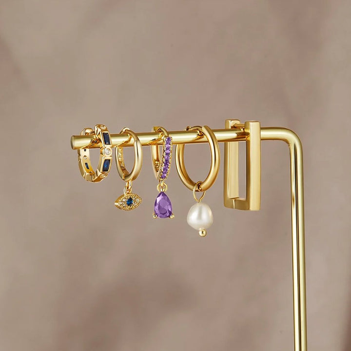 Pendientes de gotas de ojos