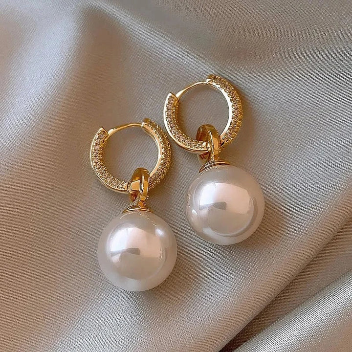 Pendientes Elegantes de Perla