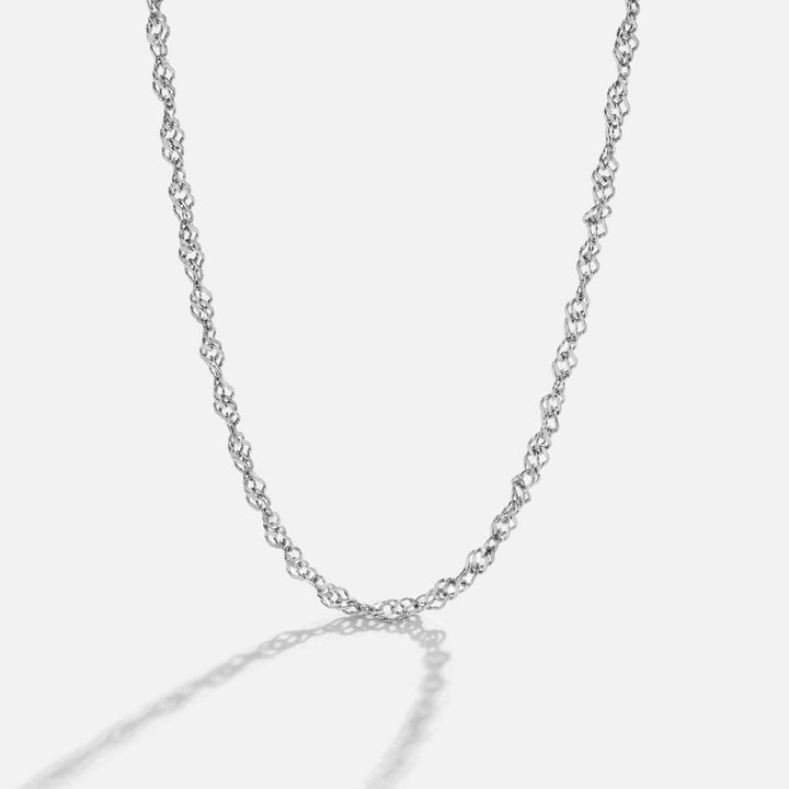 Collar de Cadena Mila Twist Plata