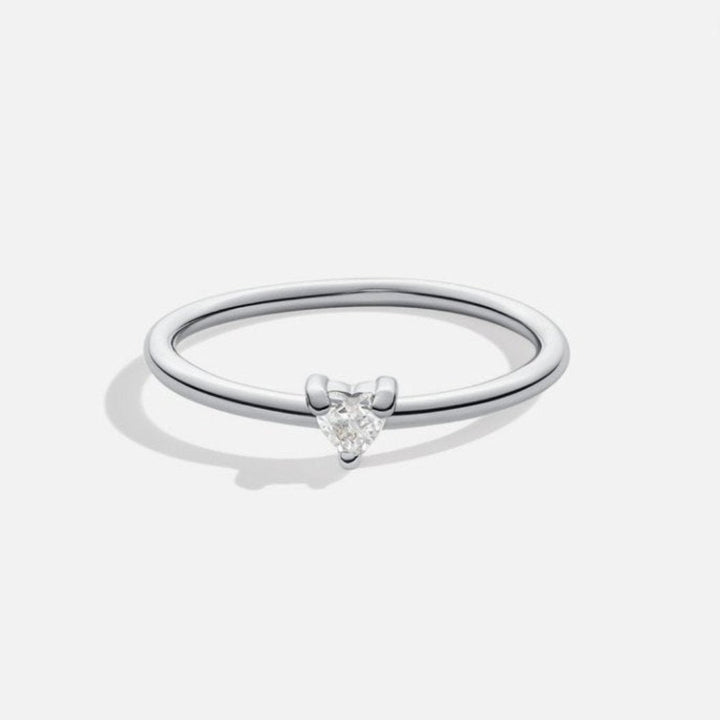 Anillo de Corazón de Cristal 'Pequeño Amor'