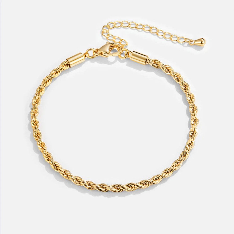 Pulsera de Oro Chic Retorcida